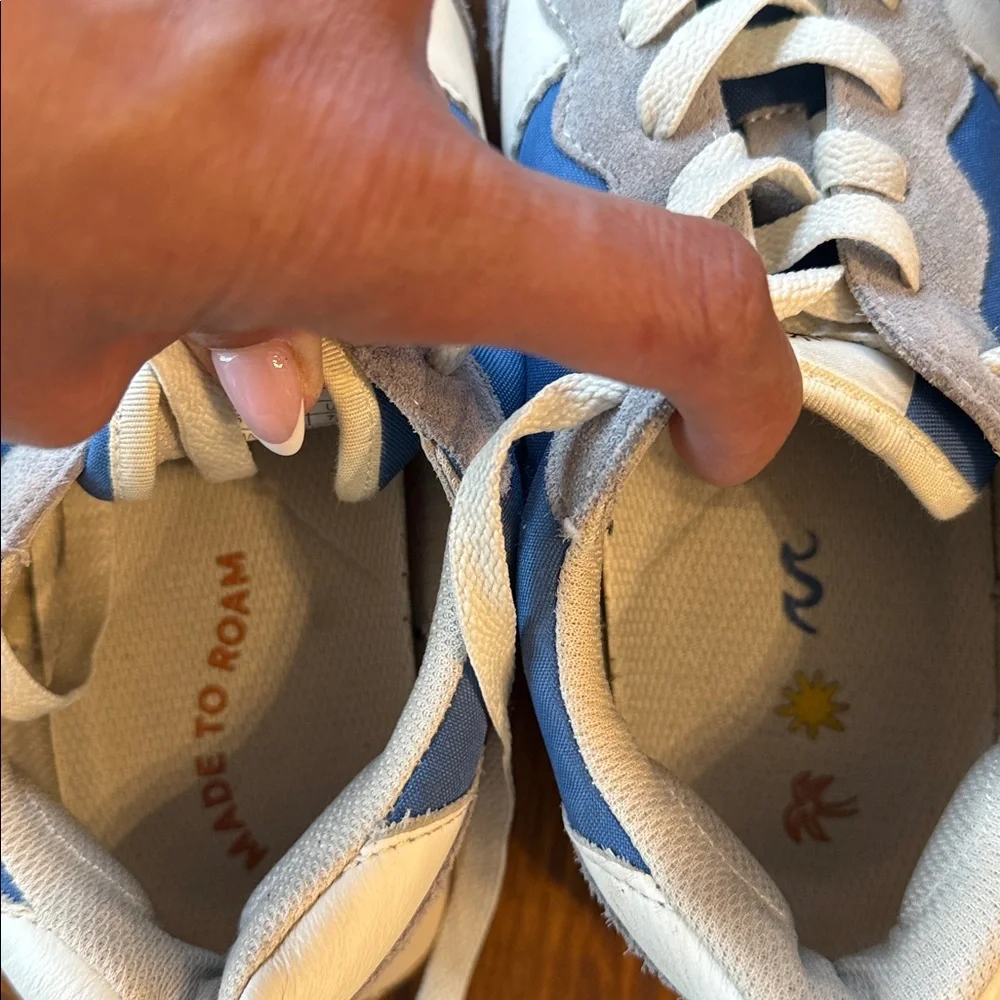 Soludos Retro 💙 🩵 🤍  sneakers size 9.5 euc!_8